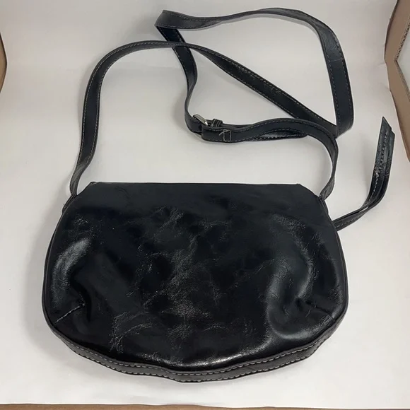 Women’s Nine West black leather cross body purse bag - Picture 2 of 4